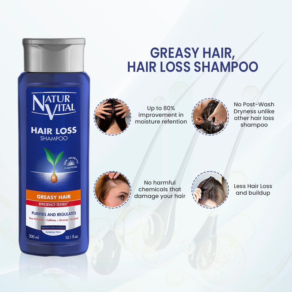 Hair Loss Shampoo for Greasy Hair - 5